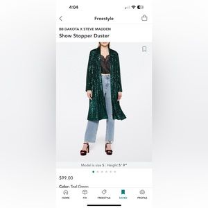 COPY - Steve Madden Sequin Duster